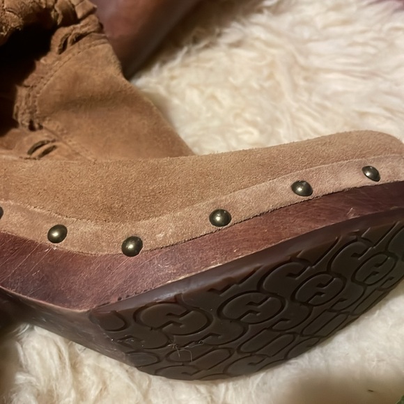 Ugg suede basket weave boots - Picture 11 of 11